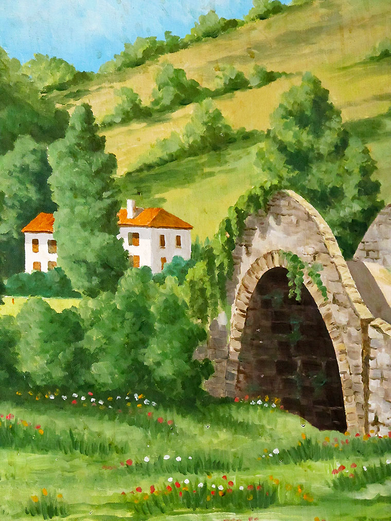 Le pont sur la Nivelle...